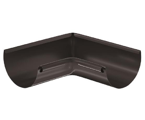 Водосток Aquasistem, система 125x90 - Угол желоба, внутренний 90° RR 32 Тёмно Коричневый купить в Калаче-на-Дону