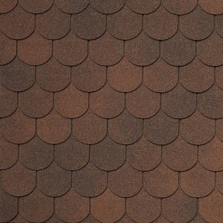 Гибкая черепица Tegola ASSISI marrone 434 купить в Калаче-на-Дону