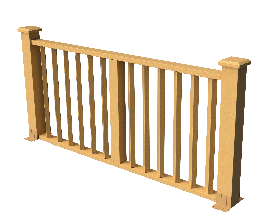 Ограждения декоративное ДПК GRINDERDECO Бруклин песчаник. купить в Калаче-на-Дону