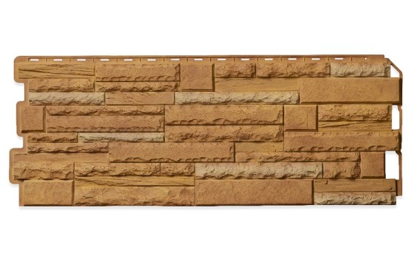 Фасадная панель Цокольный сайдинг Альта профиль Скалистый камень Памир Комби купить в Калаче-на-Дону