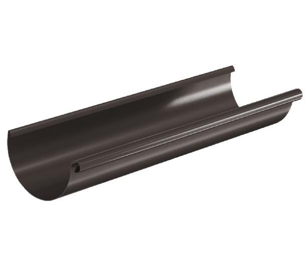 Водосток Aquasistem, система 150/100 - Водосточный желоб 3.00м RR 32 Тёмно-Коричневый купить в Калаче-на-Дону