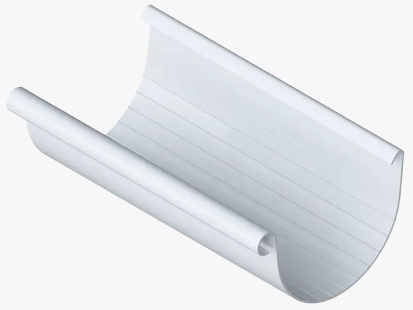 Водосток Альта-Профиль ПВХ – Желоб водосточный 3м (белый) купить в Калаче-на-Дону