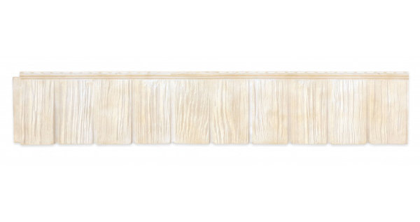 Панель фасадная GL "Я-Фасад" Сибирская дранка слоновая кость купить в Калаче-на-Дону