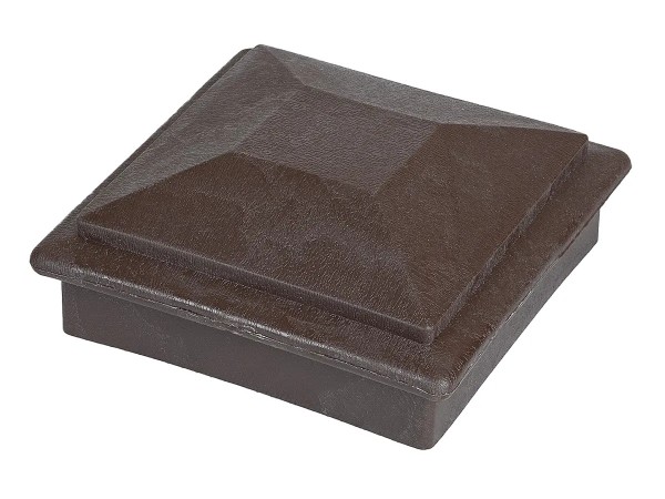 Крышка верхняя ПВХ для столба Deckart 125х125 Венге купить в Калаче-на-Дону