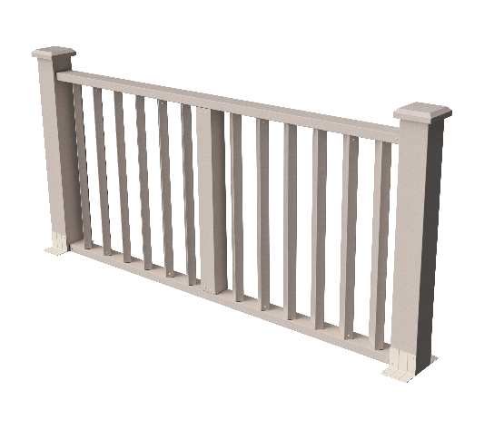 Ограждения декоративное ДПК GRINDERDECO Бруклин выбеленый дуб купить в Калаче-на-Дону