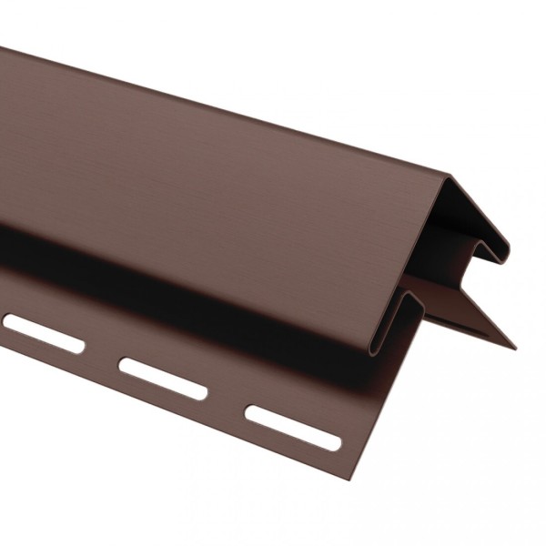 Угол внешний (наружный) для сайдинга, коричневый купить в Калаче-на-Дону