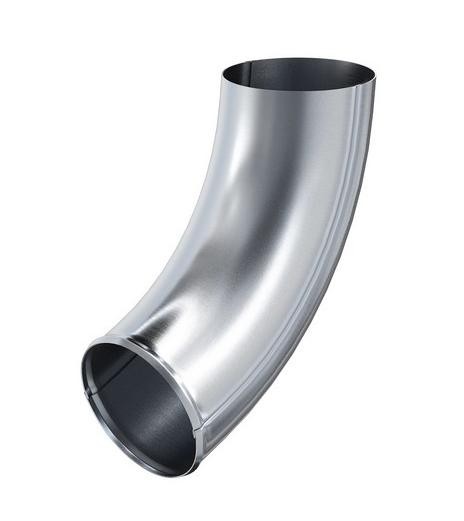 Водосток Aquasistem, Система 150/100 - Колено трубы сливное оцинковка купить в Калаче-на-Дону