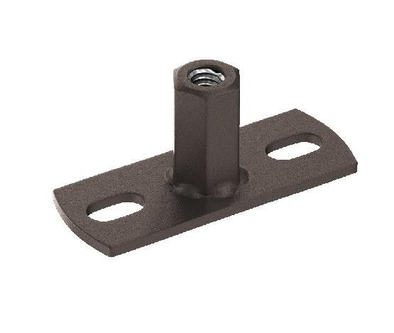 Водосток Aquasistem, Система 150/100 - Держатель для хомута под метиза RR 32 Тёмно-коричневый matt купить в Калаче-на-Дону