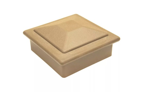 Крышка верхняя ПВХ для столба Deckart 125х125 Орех купить в Калаче-на-Дону