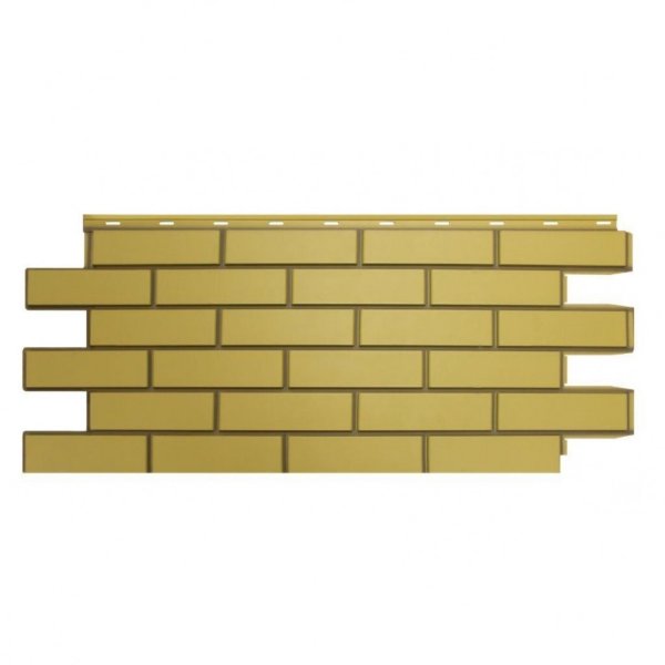 Фасадная панель Nordside, Гладкий Кирпич, Желтый купить в Калаче-на-Дону