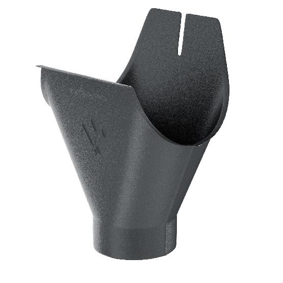 Водосток Aquasistem, Система 125/90 - Воронка желоба RR 23 Маренго matt купить в Калаче-на-Дону