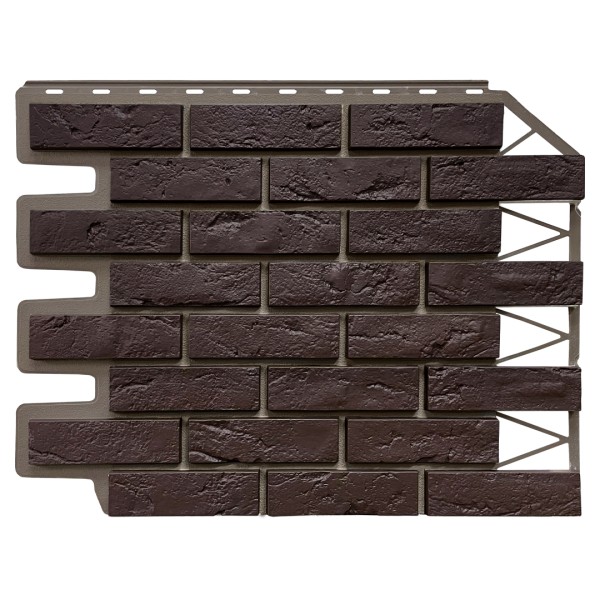 Фасадная панель FineBer, Кирпич Баварский, Темно коричневый купить в Калаче-на-Дону