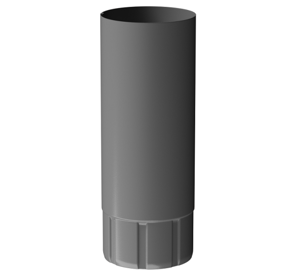 Труба водосточная 3 м D90 Döcke STAL PREMIUM Графит, (RAL 7024) купить в Калаче-на-Дону