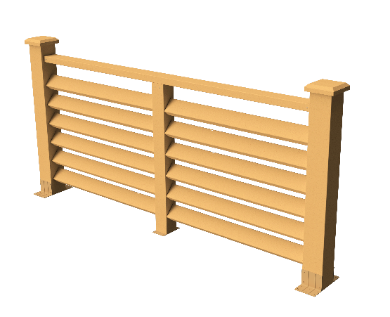 Ограждения декоративное ДПК GRINDERDECO Босфор песчаник купить в Калаче-на-Дону