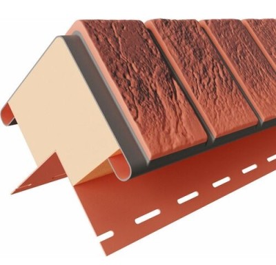 Угол Наружный к Фасадным Термопанелям Доломит Венецианский Кирпич 40 мм Корса