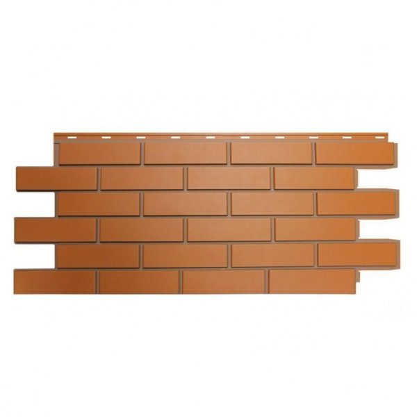 Фасадная панель Nordside, Гладкий Кирпич, Красный купить в Калаче-на-Дону