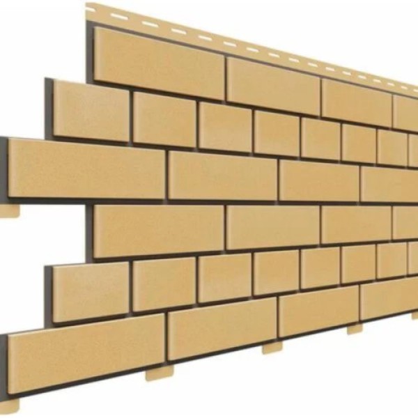 Фасадная панель Доломит Кирпич, Желтый купить в Калаче-на-Дону