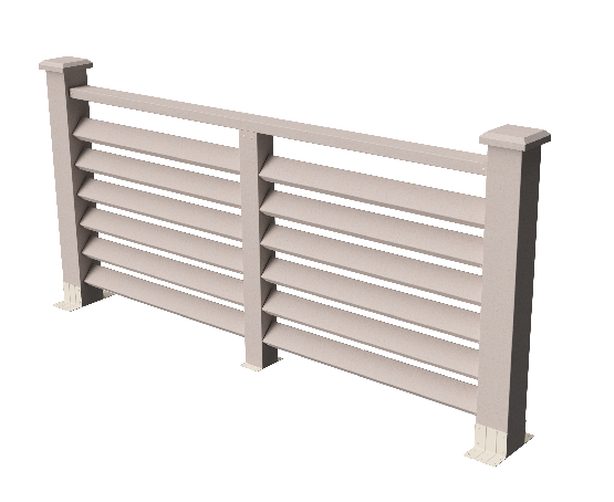 Ограждения декоративное ДПК GRINDERDECO Босфор выбеленый дуб купить в Калаче-на-Дону
