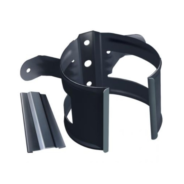 Водосток Grand Line 125x90 – Хомут трубы (на дерево) RAL 7024 купить в Калаче-на-Дону