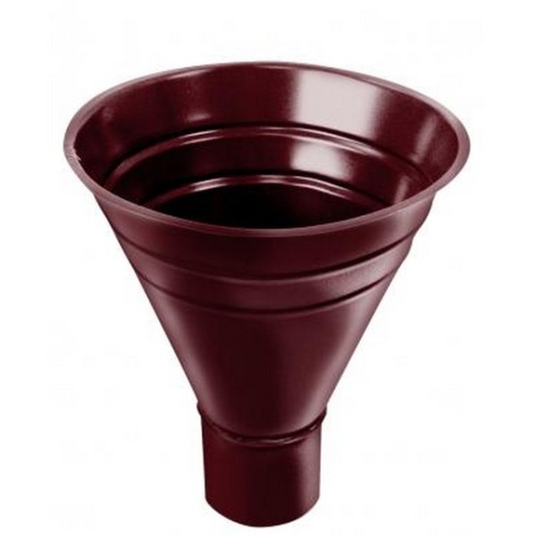 Водосток Grand Line 125x90 – Воронка водосборная RAL 3005 купить в Калаче-на-Дону