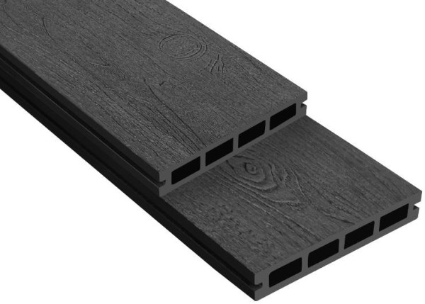 Террасная доска ДПК Outdoor 3D NEVADA/CALIFORNIA черная купить в Калаче-на-Дону