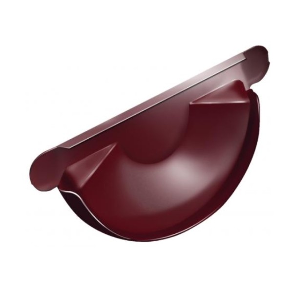 Водосток Grand Line 125x90 – Заглушка желоба RAL 3005 купить в Калаче-на-Дону