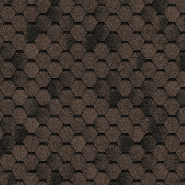 Гибкая черепица Shinglas, серия Финская,коллекция Соната – Коричневый купить в Калаче-на-Дону