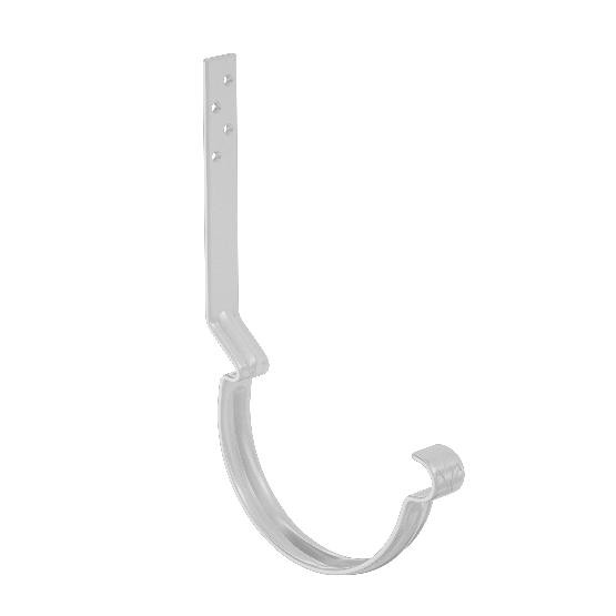 Водосток Aquasistem, система 150x100 - Крюк крепления желоба длинный RR 20 Мраморно-белый купить в Калаче-на-Дону