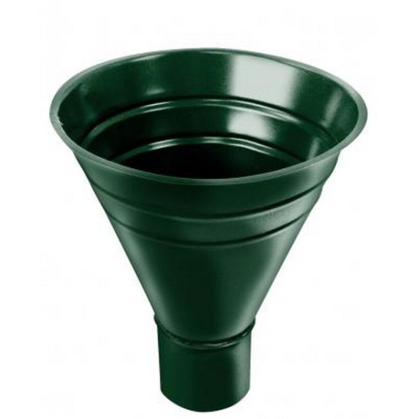 Водосток Grand Line 125x90 – Воронка водосборная RAL 6005 купить в Калаче-на-Дону