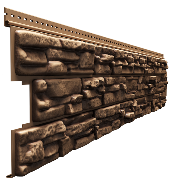 Сайдинг Виниловый Деке Rocky Кедровый орех купить в Калаче-на-Дону