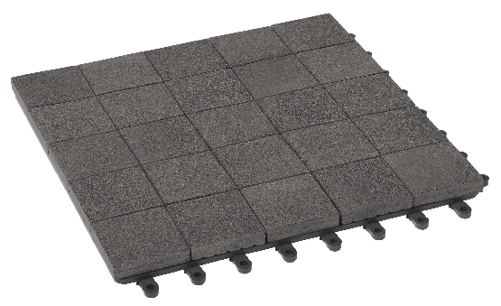 Модульный паркет ДПК GRINDERDECO Мозаика 13 Серый базальт купить в Калаче-на-Дону