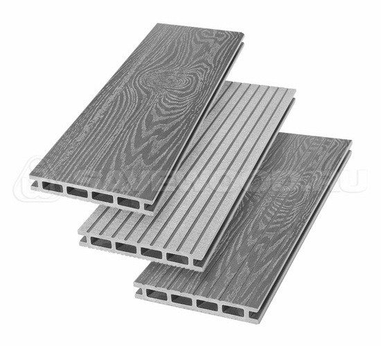 Террасная доска из ДПК SW Carpinus (T) — двухсторонняя пепельный купить в Калаче-на-Дону