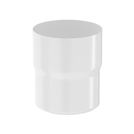 Водосток Aquasistem, система 150x100 - Соединитель трубы RR 20 Мраморно-белый купить в Калаче-на-Дону