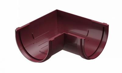 Угловой элемент 90˚ПВХ Docke STANDART красный