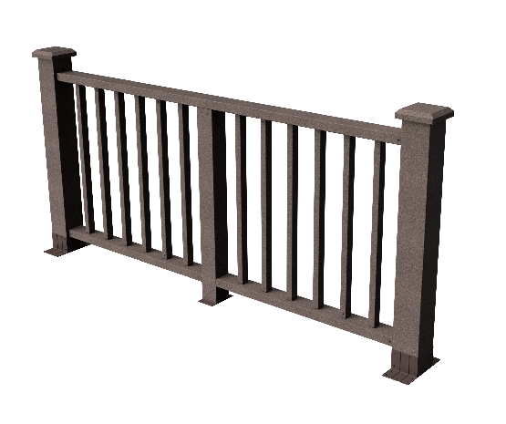 Ограждения декоративное ДПК GRINDERDECO Альма венге купить в Калаче-на-Дону