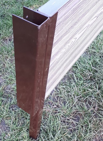 Угловой элемент металл, 90° для доски 300х30 мм Holzhof купить в Калаче-на-Дону