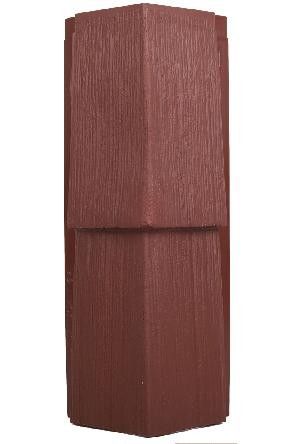 Угол T-Сайдинг-Щепа пихта ЭКО-1 Браун купить в Калаче-на-Дону