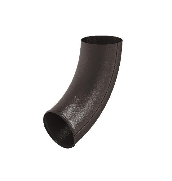 Водосток Aquasistem, Система 150/100 - Отвод трубы RR 32 Тёмно-коричневый matt купить в Калаче-на-Дону