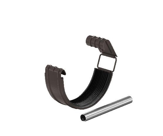 Водосток Aquasistem, система 150/100 - Соединитель желоба в комплекте RR 32 Тёмно-Коричневый купить в Калаче-на-Дону