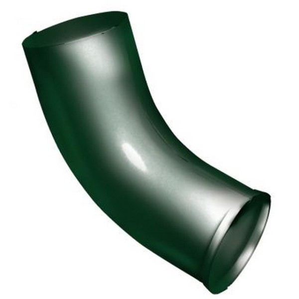 Водосток Grand Line 125x90 – Колено сливное RAL 6005 купить в Калаче-на-Дону