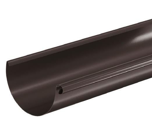 Водосток Aquasistem, система 125x90 - Водосточный желоб 3.00м RR 32 Тёмно Коричневый купить в Калаче-на-Дону