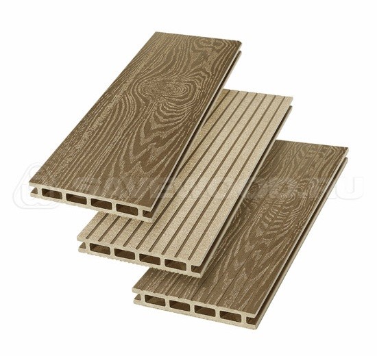 Террасная доска из ДПК SW Carpinus (T) — двухсторонняя тик купить в Калаче-на-Дону