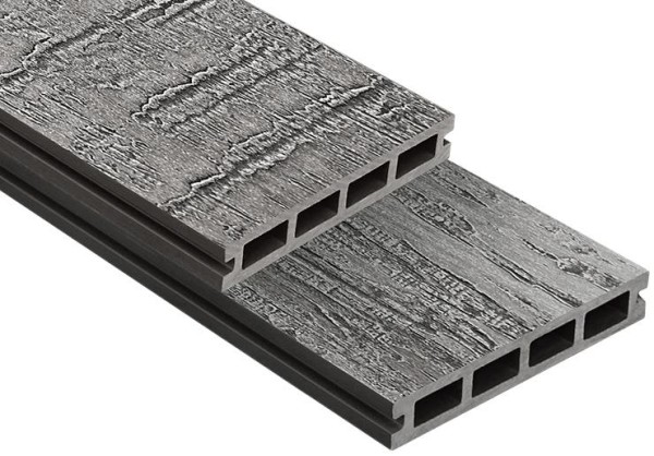 Террасная доска ДПК Outdoor 3D VIRGINIA/COLORADO темно-серая купить в Калаче-на-Дону