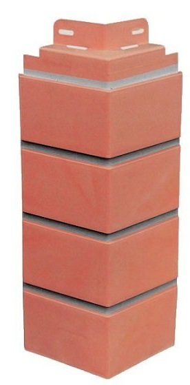 Угол к фасадной панели SteinDorf Кирпич красный с прокрашенными швами купить в Калаче-на-Дону