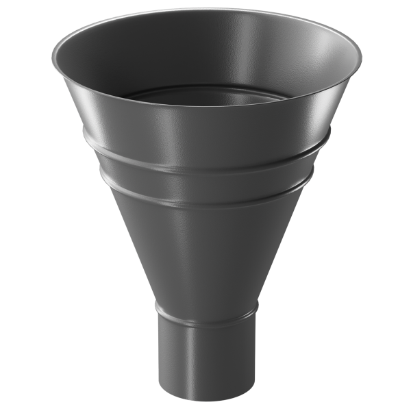 Воронка водосборная Döcke STAL PREMIUM, Графит купить в Калаче-на-Дону