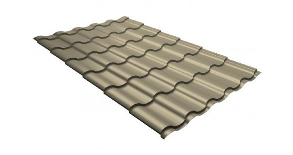 Металлочерепица кредо 0,5 Satin RAL 1015 светлая слоновая кость купить в Калаче-на-Дону