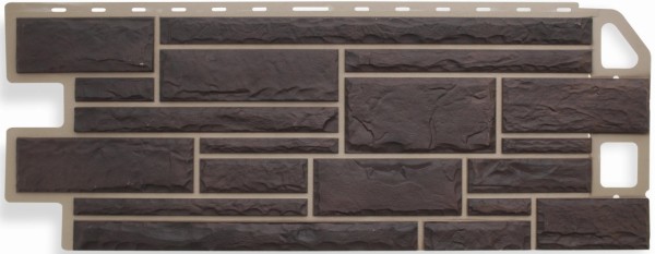 Цокольный сайдинг альта-профиль - коллекция "камень", жжёный купить в Калаче-на-Дону