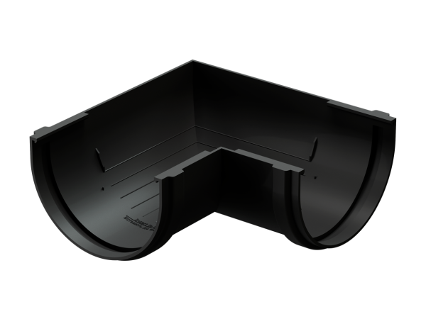 Угол желоба универсал 90˚ Docke Premium ПВХ - Карбон купить в Калаче-на-Дону