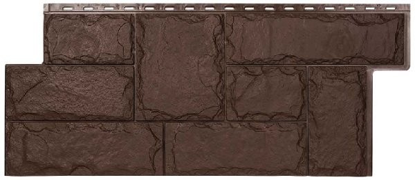 Фасадная панель T-Сайдинг-МАРСЕЛЬ ЭКО-1 Браун купить в Калаче-на-Дону