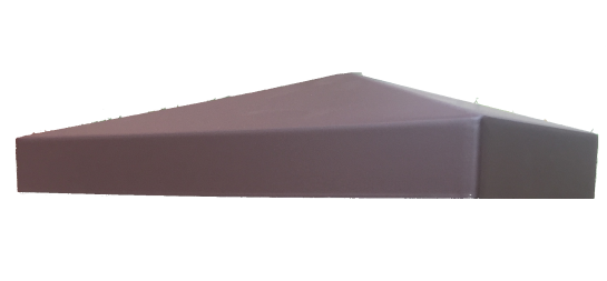 Крышка столба коричневая купить в Калаче-на-Дону